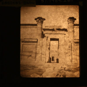 Supporting material glass lantern slide from Nubia Sudan dated AD 1900s