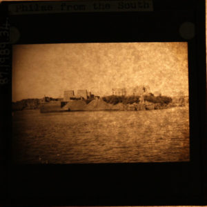 Supporting material glass lantern slide from Nubia Sudan dated AD 1900s