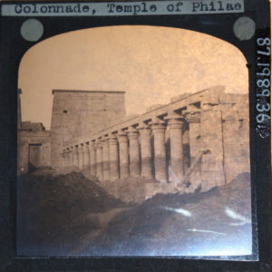 Supporting material glass lantern slide from Nubia Sudan dated AD 1900s