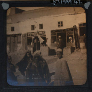 Supporting material glass lantern slide from Nubia Sudan dated AD 1900s