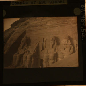 Supporting material glass lantern slide from Nubia Sudan dated AD 1900s