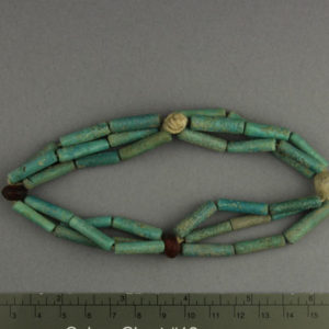 Ancient Egyptian string of beads from Tell Nabasha
