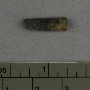 Ancient Egyptian lapis lazuli fragment from Tell Nabasha Am