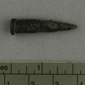 Ancient Egyptian nail from Tanis dated 332 – 30 BC