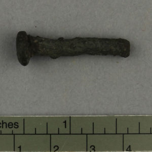 Ancient Egyptian nail from Tanis dated 332 – 30 BC