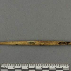 Ancient Egyptian bone pin from Tanis dated 332 – 30 BC
