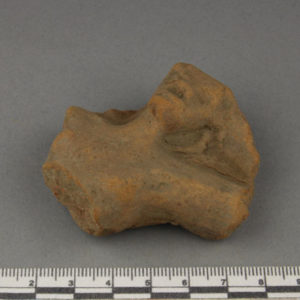 Ancient Egyptian plaque fragment from Naukratis