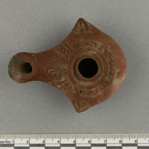 Ancient Egyptian oil lamp from Naukratis dated 30 BC – AD 395