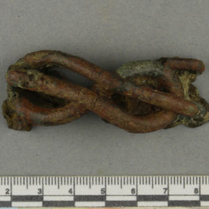 Ancient Egyptian serpent reliquary fragment from Naukratis