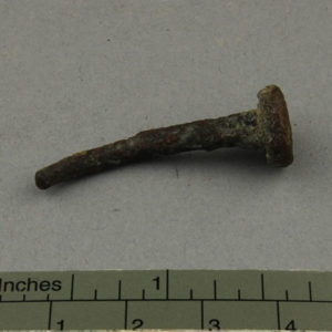 Ancient Egyptian nail from Naukratis