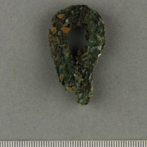 Ancient Egyptian metal fragment from Naukratis dated 600 – 500 BC