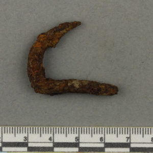 Ancient Egyptian fish hook from Naukratis dated 300 – 200 BC