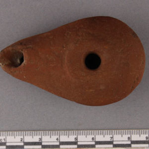 Ancient Egyptian oil lamp from Naukratis dated 30 BC – AD 395