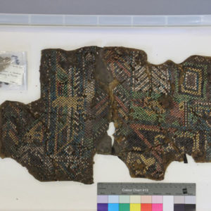 Ancient Egyptian beaded wall covering from Dandara dated 332 – 30 BC