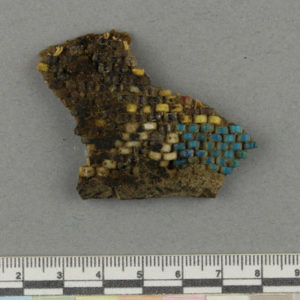 Ancient Egyptian wall covering fragment from Dandara dated 332 – 30 BC