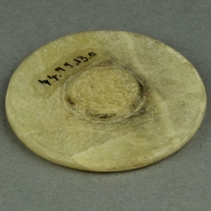 Ancient Egyptian kohl pot lid from Diospolis Parva dated 1773 – 1550 BC