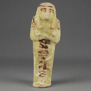 Ancient Egyptian shabti from Abydos dated 1069 – 664 BC