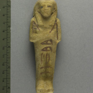 Ancient Egyptian shabti from Abydos dated 1069 – 664 BC