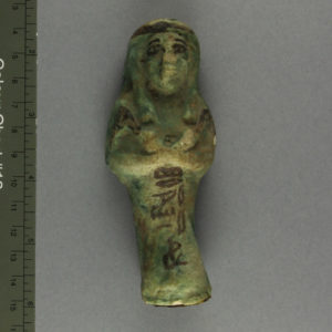 Ancient Egyptian shabti from Abydos dated 1069 – 664 BC