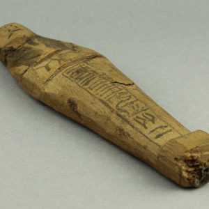 Ancient Egyptian shabti from Abydos dated 1550 – 1069 BC