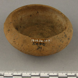 Ancient Egyptian bowl from Abydos dated 1550 – 1295 BC