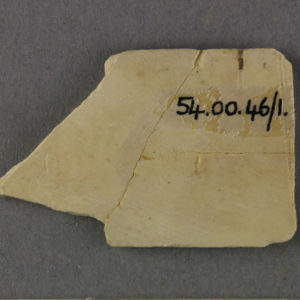 Ancient Egyptian inlay fragment from Abydos dated 3000 – 2890 BC