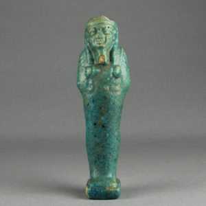 Ancient Egyptian shabti from Abydos dated 380 – 343 BC