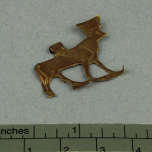 Ancient Egyptian amulet from Abydos dated 945 – 715 BC