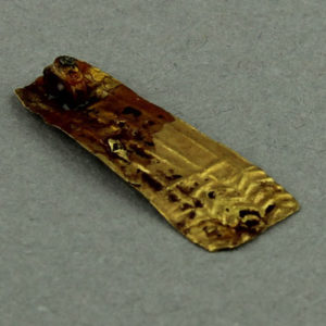 Ancient Egyptian feather amulet from Abydos dated 945 – 715 BC