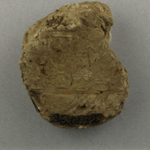 Ancient Egyptian jar sealing fragment from Abydos dated 2890 – 2686 BC