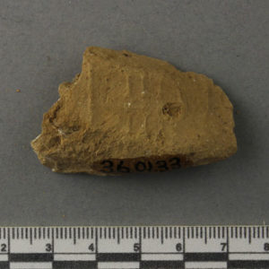 Ancient Egyptian jar sealing fragment from Abydos dated 2890 – 2686 BC