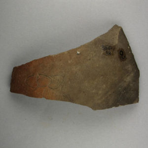 Ancient Egyptian body sherd from Abydos dated 3000 – 2980 BC