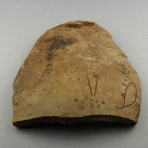 Ancient Egyptian body sherd from Abydos dated 3000 – 2890 BC