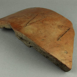 Ancient Egyptian body sherd from Abydos dated 3000 – 2890 BC