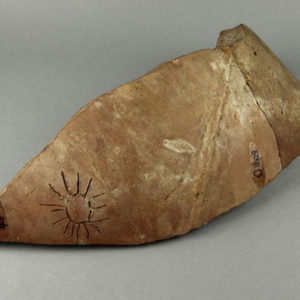 Ancient Egyptian body sherd from Abydos dated 3000 – 2890 BC