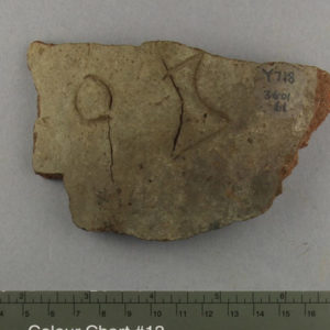 Ancient Egyptian body sherd from Abydos dated 3000 – 2890 BC