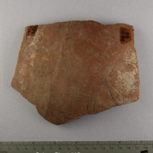 Ancient Egyptian body sherd from Abydos dated 3000 – 2890 BC