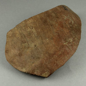 Ancient Egyptian body sherd from Abydos dated 3000 – 2890 BC