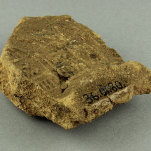 Ancient Egyptian jar sealing fragment from Abydos dated 3000 – 2890 BC