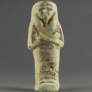 Ancient Egyptian shabti from Abydos Arabah dated 1069 – 664 BC