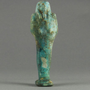 Ancient Egyptian shabti from Abydos dated 664 – 332 BC