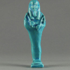 Ancient Egyptian shabti from Abydos dated 664 – 332 BC