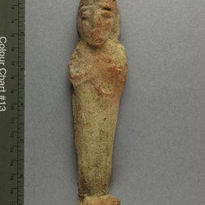 Ancient Egyptian shabti from Abydos dated 332 – 30 BC