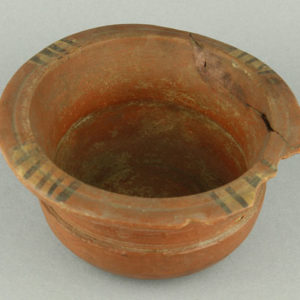 Ancient Egyptian bowl from Faiyum dated 332 – 30 BC