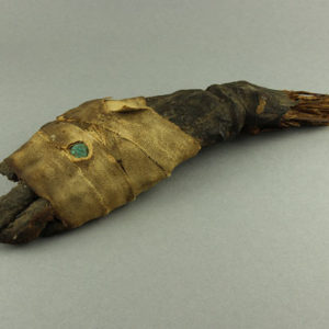 Ancient Egyptian mummified human hand from Thebes dated 1550 BC – AD 200