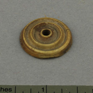 Ancient Egyptian button from Oxyrhynchus dated 332 – 30 BC