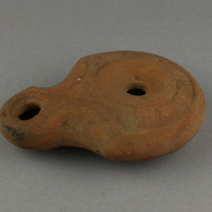 Ancient Egyptian oil lamp from Hierakleopolis dated 30 BC – AD 395