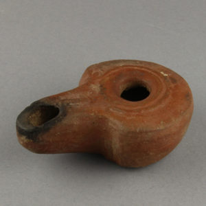 Ancient Egyptian oil lamp from Hierakleopolis dated 30 BC – AD 395