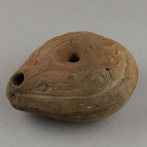 Ancient Egyptian oil lamp from Hierakleopolis dated AD 100 – 300