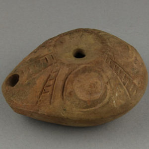 Ancient Egyptian oil lamp from Hierakleopolis dated AD 200 – 300